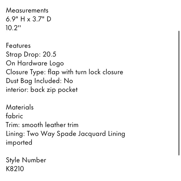 KATE SPADE Black & White Polka Dot Textured Natalia Chain Strap Flap Satchel Bag - Picture 15 of 17